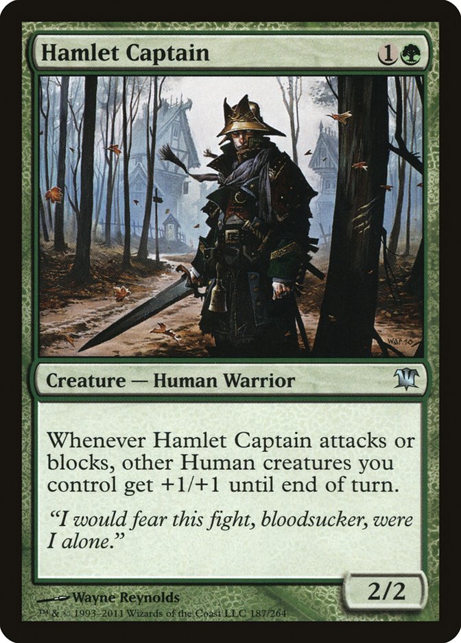 Hamlet Captain [Innistrad] | Cards and Coasters CA