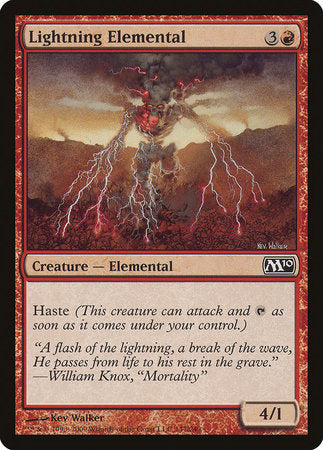 Lightning Elemental [Magic 2010] | Cards and Coasters CA