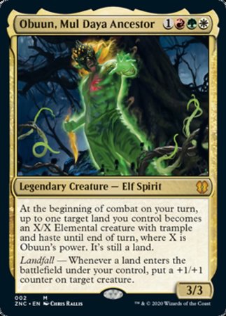 Obuun, Mul Daya Ancestor [Commander: Zendikar Rising] | Cards and Coasters CA