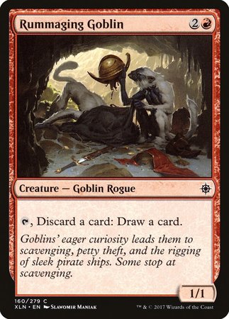 Rummaging Goblin [Ixalan] | Cards and Coasters CA