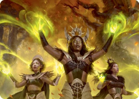 Dawnhart Wardens Art Card [Innistrad: Midnight Hunt Art Series] | Cards and Coasters CA