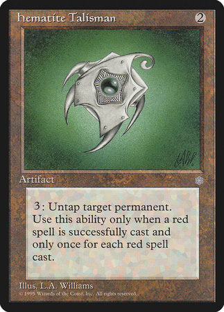 Hematite Talisman [Ice Age] | Cards and Coasters CA