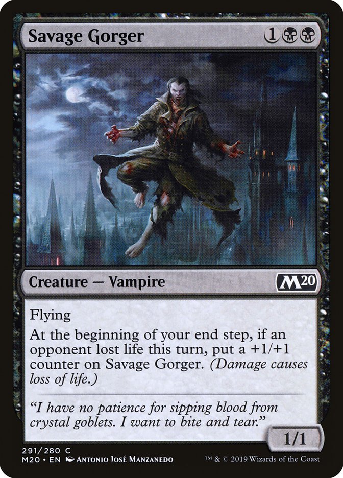 Savage Gorger [Core Set 2020] | Cards and Coasters CA