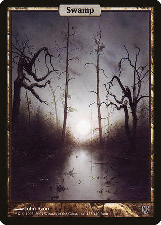 Swamp - Full Art [Unhinged] | Cards and Coasters CA