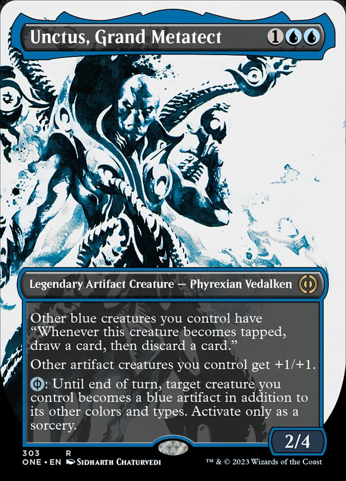 Unctus, Grand Metatect (Borderless Ichor) [Phyrexia: All Will Be One] | Cards and Coasters CA