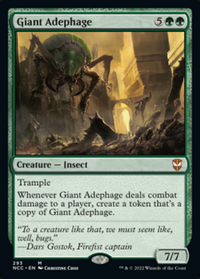 Giant Adephage [Streets of New Capenna Commander] | Cards and Coasters CA