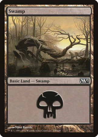 Swamp (238) [Magic 2013] | Cards and Coasters CA