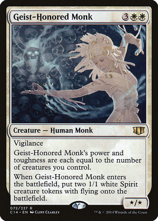 Geist-Honored Monk [Commander 2014] | Cards and Coasters CA