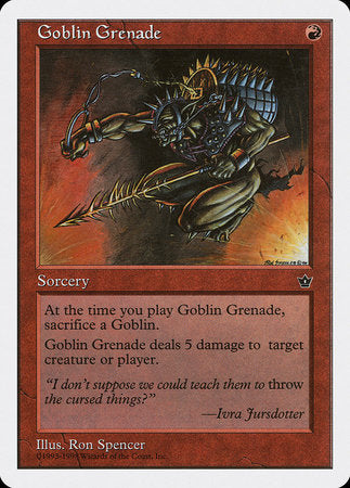 Goblin Grenade [Anthologies] | Cards and Coasters CA