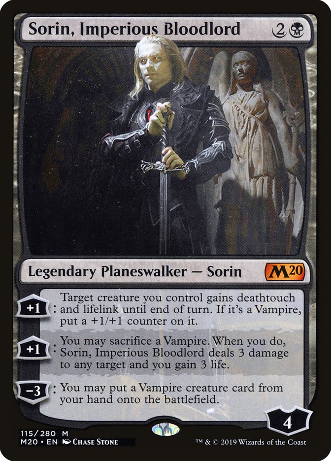 Sorin, Imperious Bloodlord [Core Set 2020] | Cards and Coasters CA