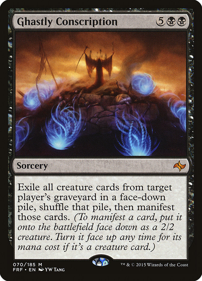 Ghastly Conscription [Fate Reforged] | Cards and Coasters CA