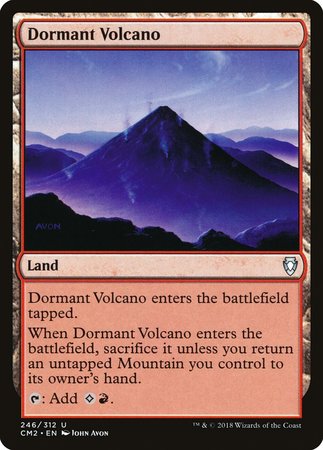 Dormant Volcano [Commander Anthology Volume II] | Cards and Coasters CA