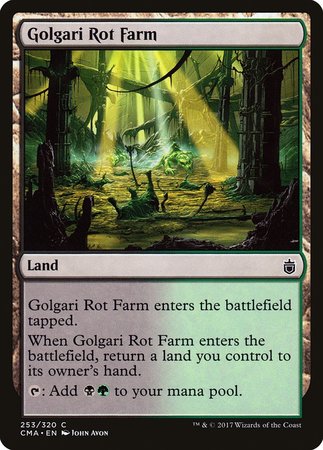 Golgari Rot Farm [Commander Anthology] | Cards and Coasters CA