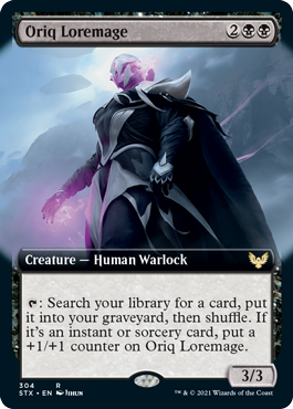 Oriq Loremage  (Extended) [Strixhaven: School of Mages] | Cards and Coasters CA