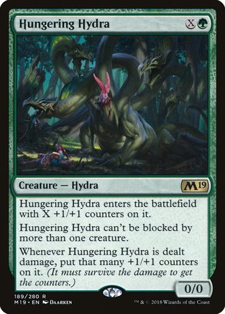 Hungering Hydra [Core Set 2019] | Cards and Coasters CA