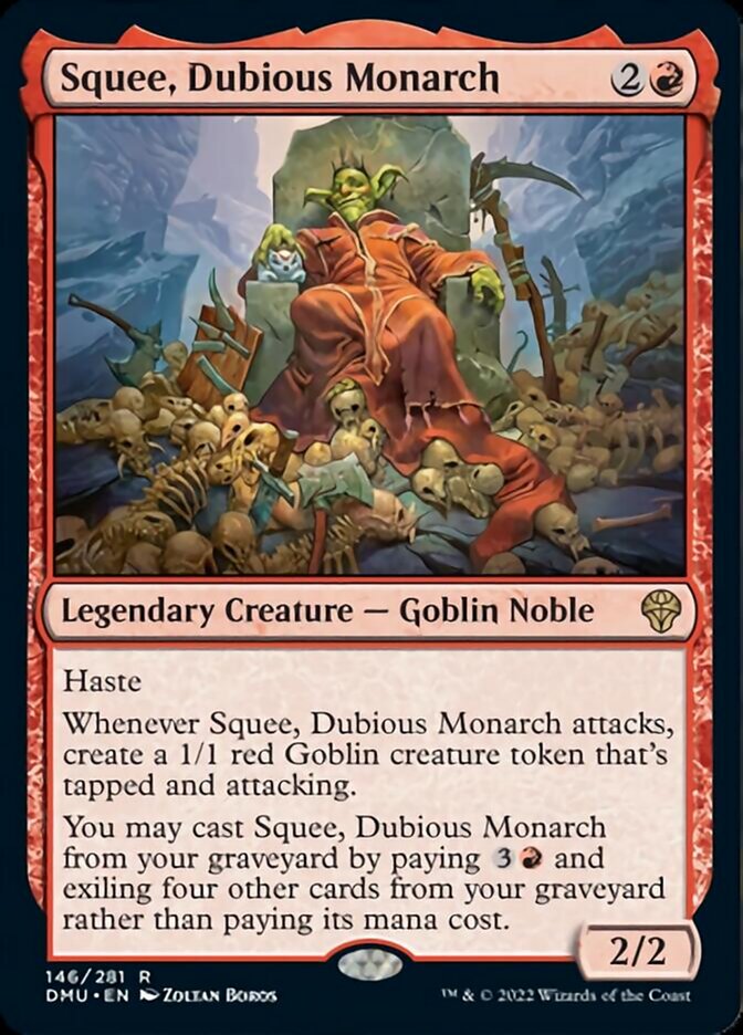 Squee, Dubious Monarch [Dominaria United] | Cards and Coasters CA