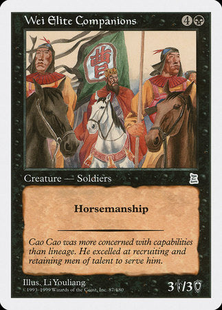 Wei Elite Companions [Portal Three Kingdoms] | Cards and Coasters CA