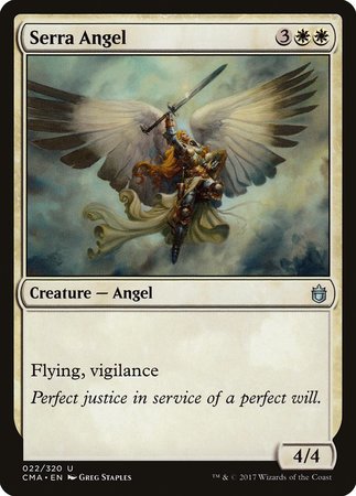 Serra Angel [Commander Anthology] | Cards and Coasters CA