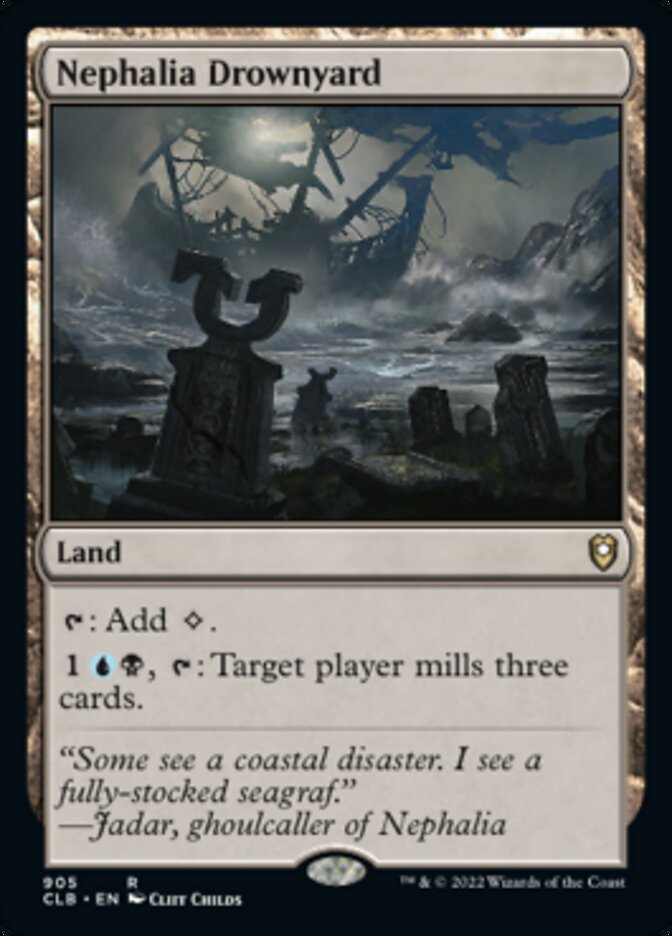 Nephalia Drownyard [Commander Legends: Battle for Baldur's Gate] | Cards and Coasters CA