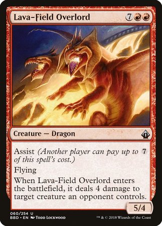 Lava-Field Overlord [Battlebond] | Cards and Coasters CA