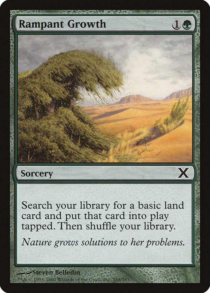 Rampant Growth [Tenth Edition] | Cards and Coasters CA