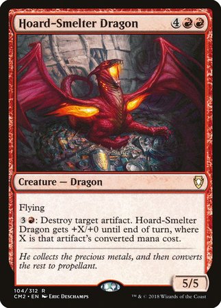 Hoard-Smelter Dragon [Commander Anthology Volume II] | Cards and Coasters CA