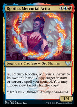 Rootha, Mercurial Artist [Strixhaven: School of Mages] | Cards and Coasters CA