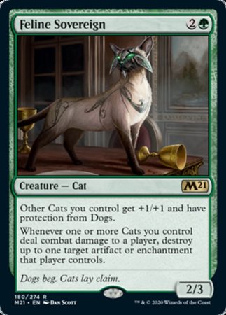 Feline Sovereign [Core Set 2021] | Cards and Coasters CA