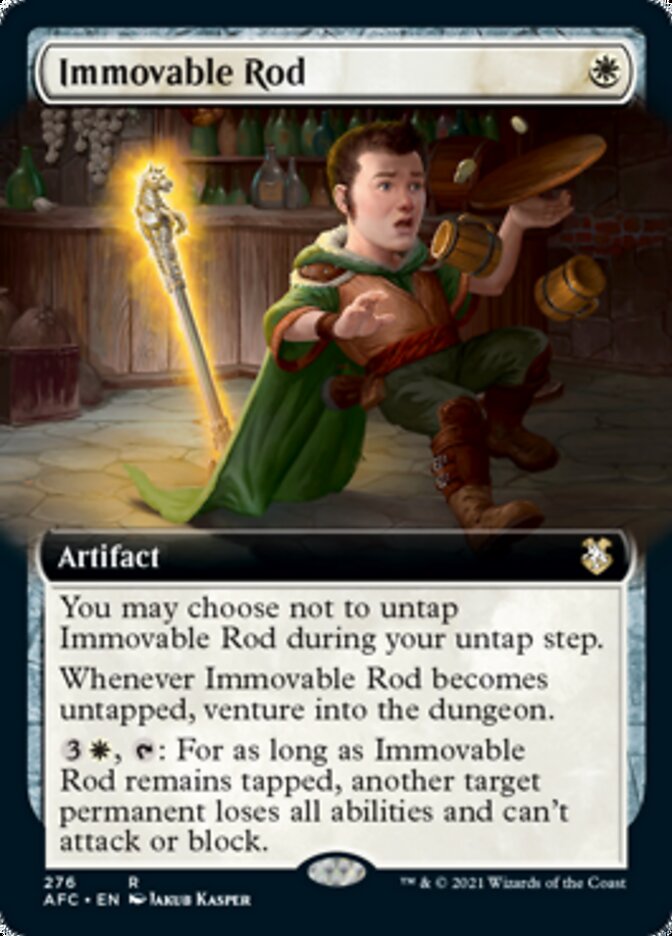 Immovable Rod (Extended) [Dungeons & Dragons: Adventures in the Forgotten Realms Commander] | Cards and Coasters CA