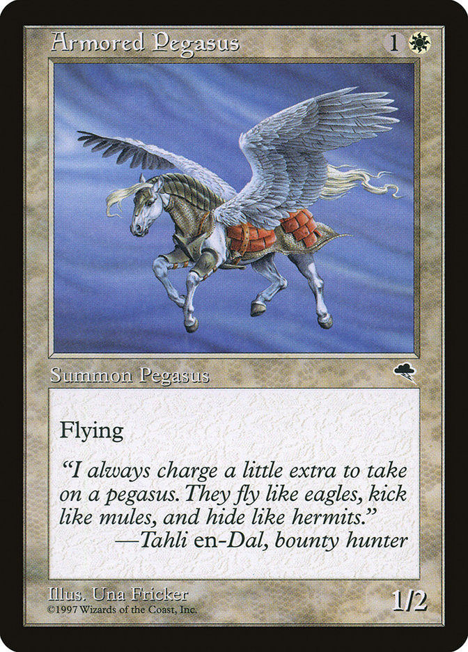 Armored Pegasus [Tempest] | Cards and Coasters CA