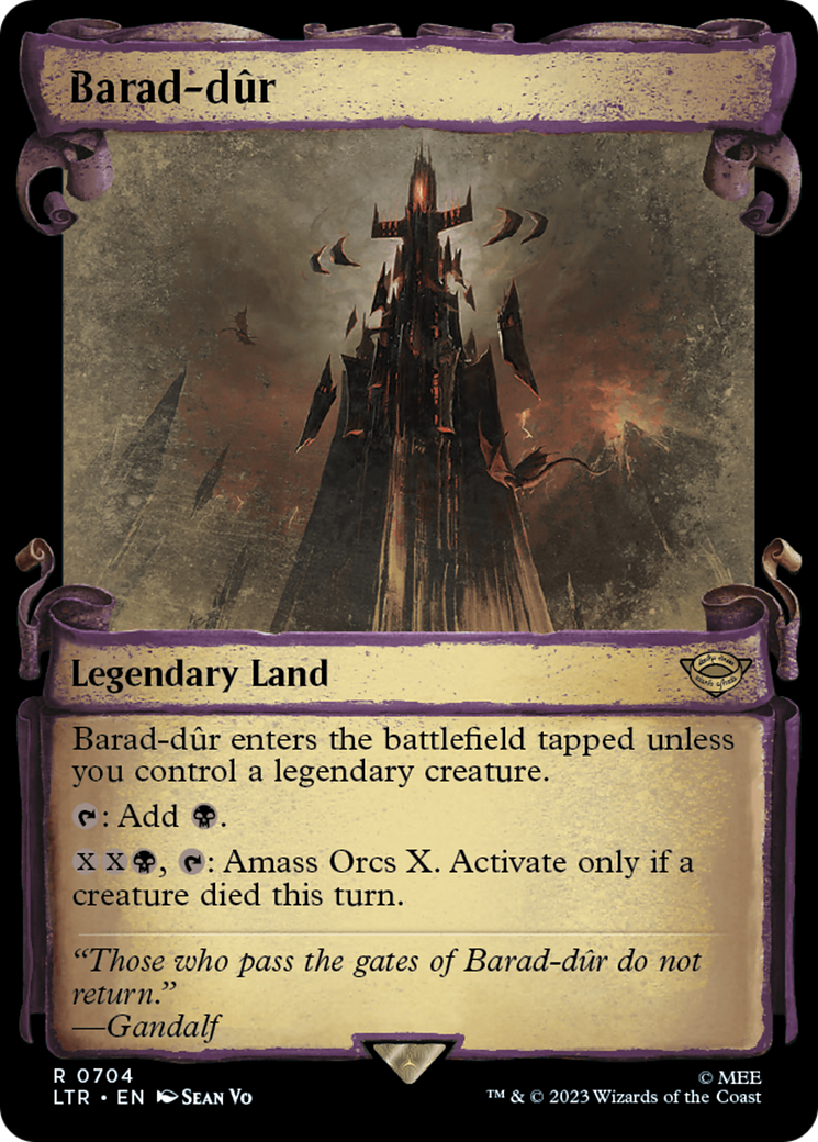 Barad-dur [The Lord of the Rings: Tales of Middle-Earth Showcase Scrolls] | Cards and Coasters CA