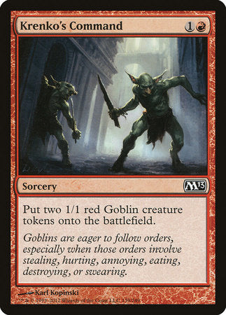 Krenko's Command [Magic 2013] | Cards and Coasters CA
