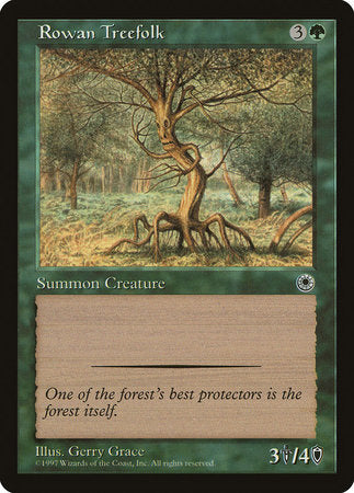 Rowan Treefolk [Portal] | Cards and Coasters CA