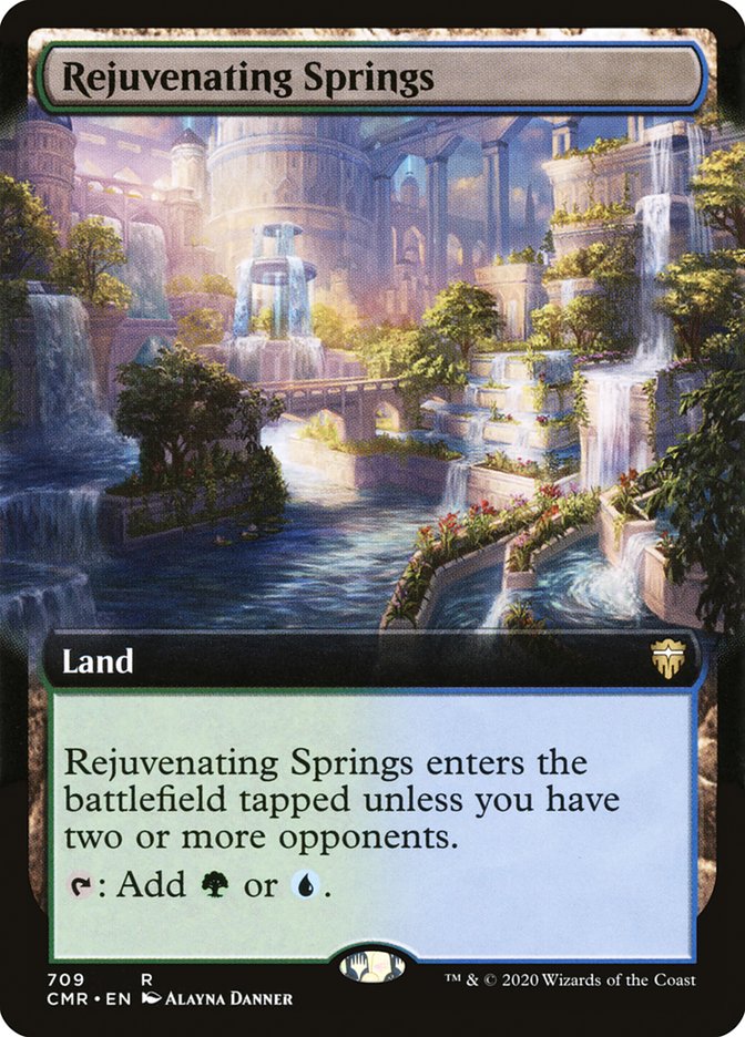 Rejuvenating Springs (Extended) [Commander Legends] | Cards and Coasters CA