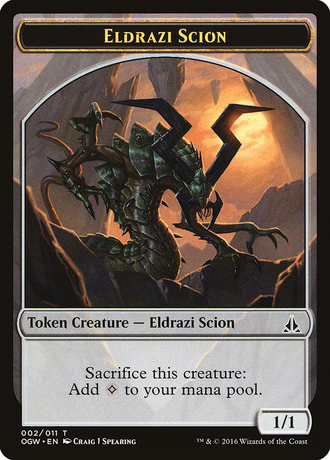 Eldrazi Scion (002/011) [Oath of the Gatewatch Tokens] | Cards and Coasters CA