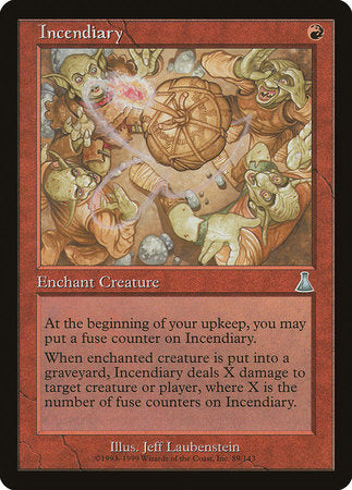 Incendiary [Urza's Destiny] | Cards and Coasters CA