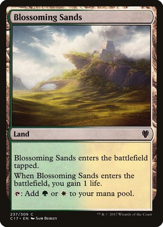 Blossoming Sands [Commander 2017] | Cards and Coasters CA