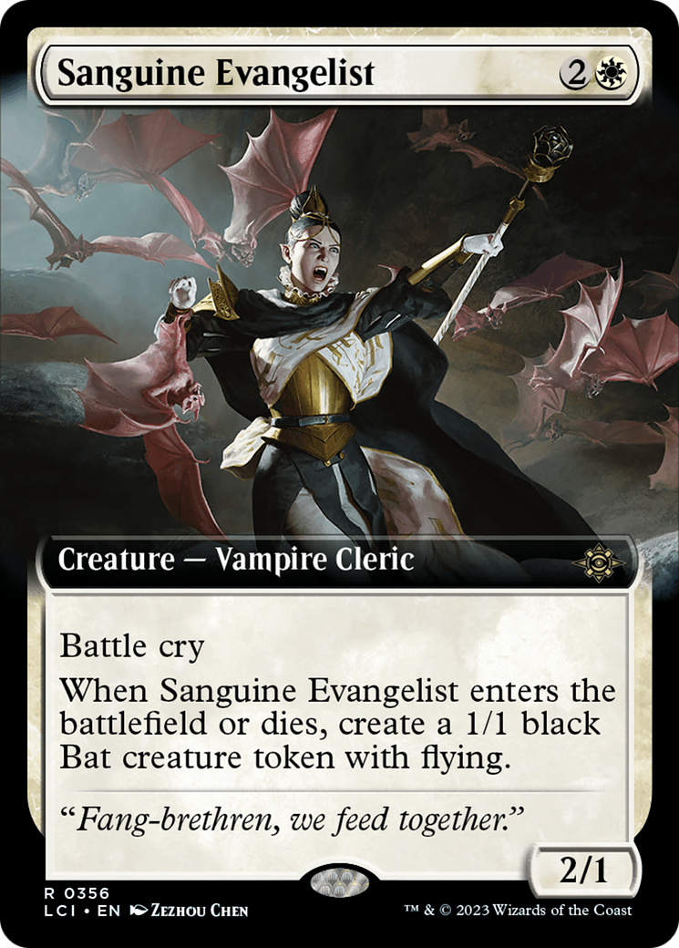 Sanguine Evangelist (Extended Art) [The Lost Caverns of Ixalan] | Cards and Coasters CA