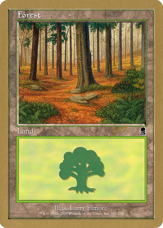 Forest (rl347) (Raphael Levy) [World Championship Decks 2002] | Cards and Coasters CA