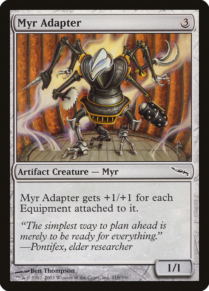Myr Adapter [Mirrodin] | Cards and Coasters CA