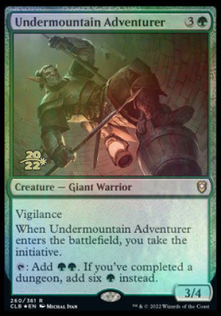 Undermountain Adventurer [Commander Legends: Battle for Baldur's Gate Prerelease Promos] | Cards and Coasters CA