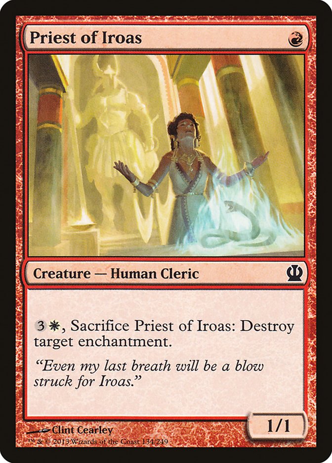 Priest of Iroas [Theros] | Cards and Coasters CA
