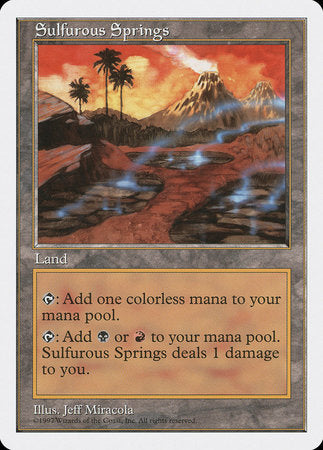 Sulfurous Springs [Fifth Edition] | Cards and Coasters CA