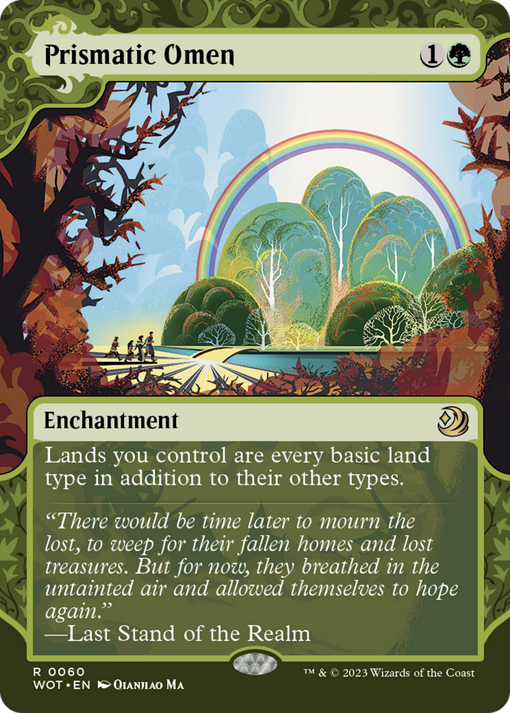 Prismatic Omen [Wilds of Eldraine: Enchanting Tales] | Cards and Coasters CA