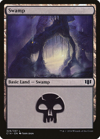 Swamp (326) [Commander 2014] | Cards and Coasters CA