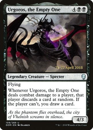 Urgoros, the Empty One [Dominaria Promos] | Cards and Coasters CA