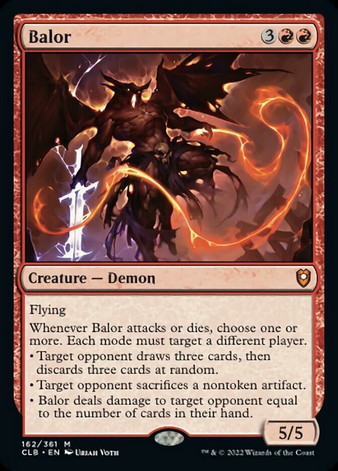 Balor [Commander Legends: Battle for Baldur's Gate] | Cards and Coasters CA