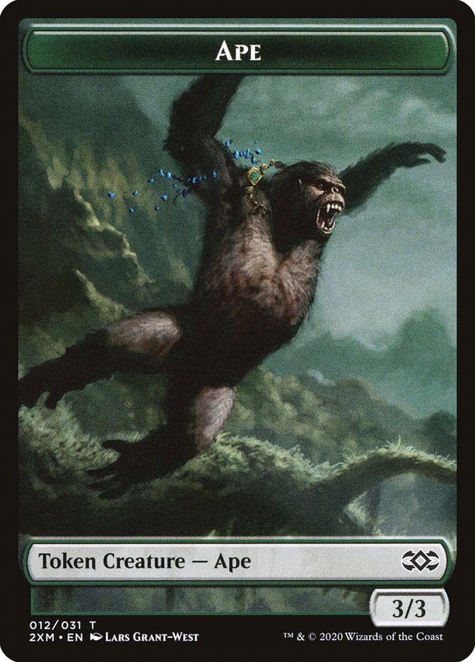 Ape Token [Double Masters] | Cards and Coasters CA