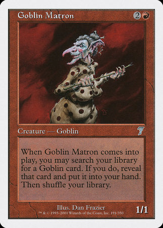 Goblin Matron [Seventh Edition] | Cards and Coasters CA