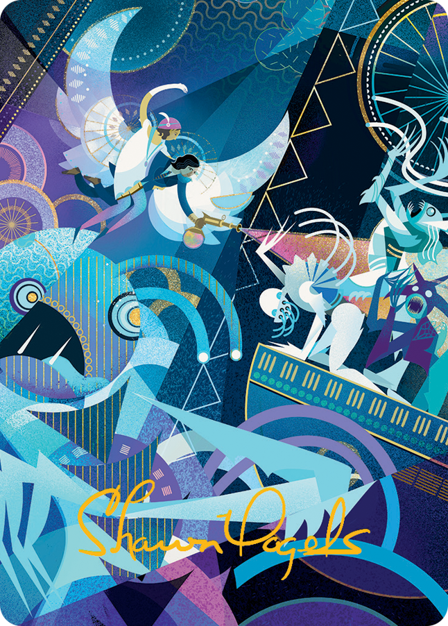 Errant and Giada Art Card (Gold-Stamped Signature) [March of the Machine Art Series] | Cards and Coasters CA